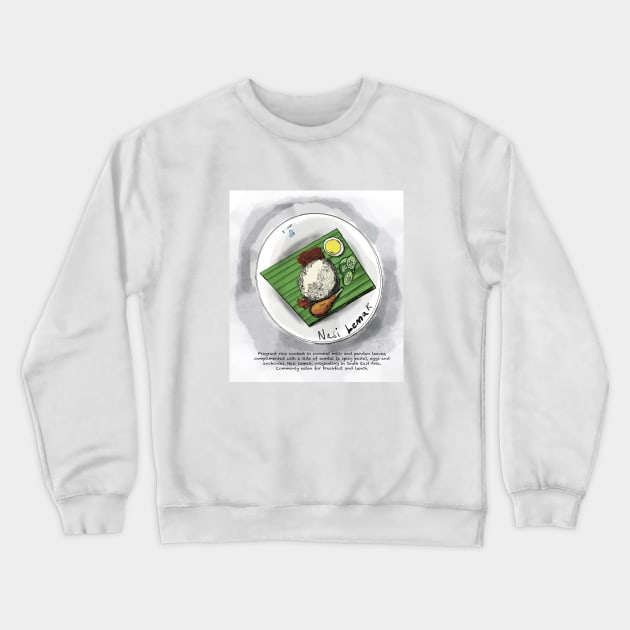 Nasi Lemak Crewneck Sweatshirt by X The Lazy Cat